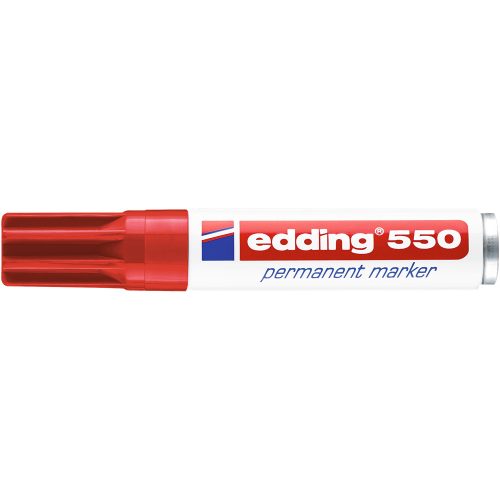 Alkoholos marker 3-4mm, kerek Edding 550 piros