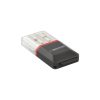 Adapter USB A 2.0 - Micro SD, fekete