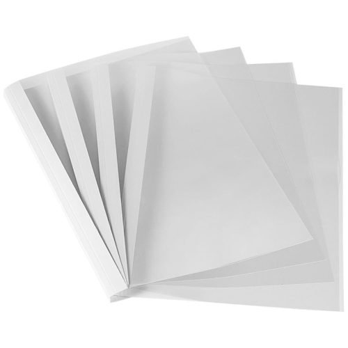 Hőkötő borító, A4, 1,5mm, 1-10lap, Fellowes® Standard, 100 db/csomag, fehér