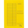 Iratgyűjtő, pólyás dosszié A4, 230g. karton, Bluering®, sárga